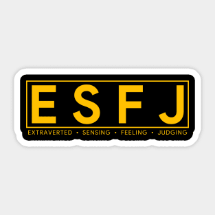 ESFJ Personality (Modern Style) Sticker